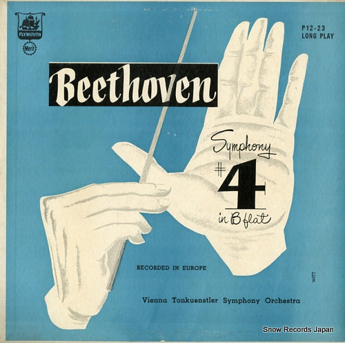 VIENNA TONKUNSTLER SYMPHONY ORCHESTRA beethoven; symphony no.4 in b flat, op.60 P12-23