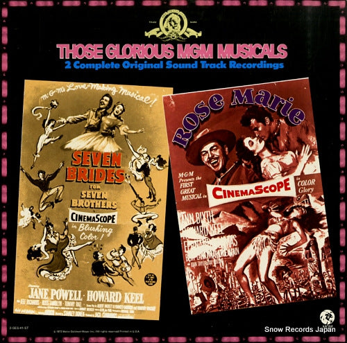DEUTSCH, ADOLPH those glorious mgm musicals 2-SES-41-ST