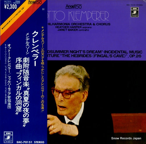 KLEMPERER, OTTO mendelssohn; "a midsummer night's dream" incidental music EAC-70151