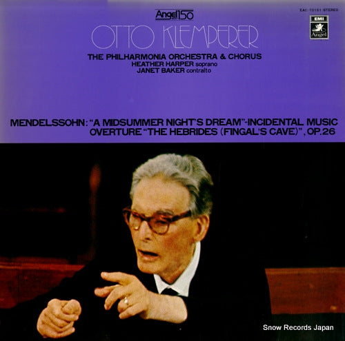 KLEMPERER, OTTO mendelssohn; "a midsummer night's dream" incidental music EAC-70151
