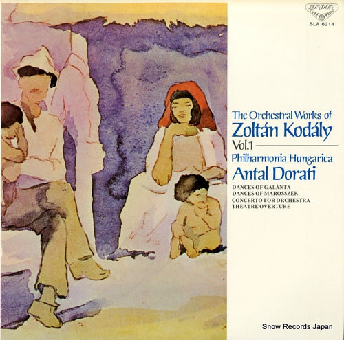 DORATI, ANTAL the orchestral works of zoltan kodaly vol.1 SLA6314