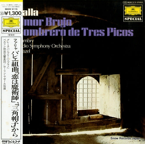 MAAZEL, LORIN falla; el amor brujo(ballet suite "love, the magician") MGW5115