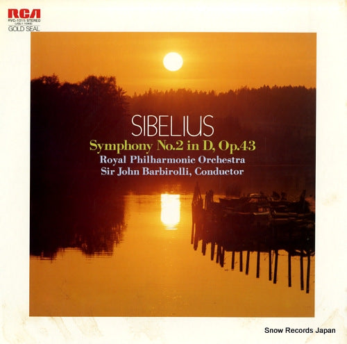 BARBIROLLI, JOHN sibelius; symphony no.2 in d , op.43 RVC-1015
