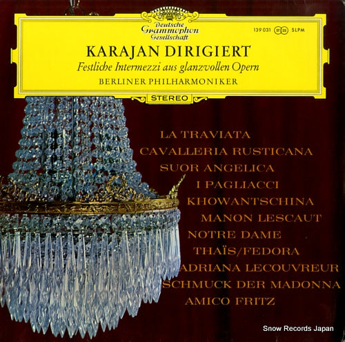 KARAJAN, HERBERT VON opern-intermezzi 139031