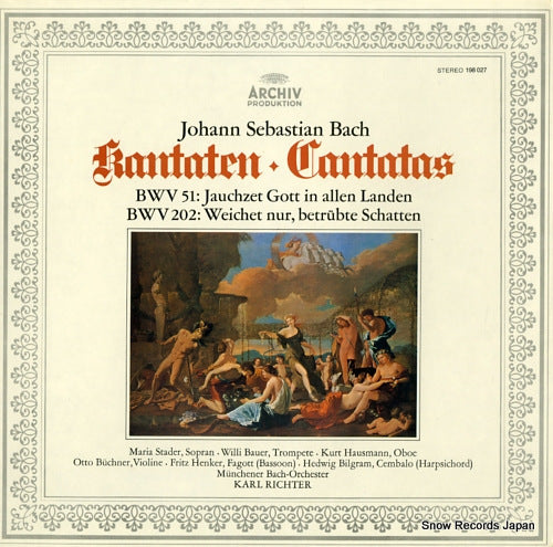 RICHTER, KARL bach; cantatas 198027