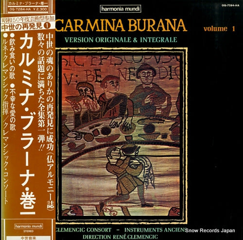 CLEMENCIC, RENE carmina burana vol.1 OQ-7284-HA