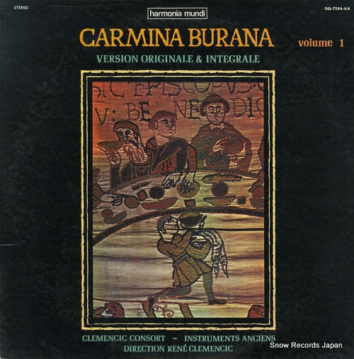 CLEMENCIC, RENE carmina burana vol.1 OQ-7284-HA