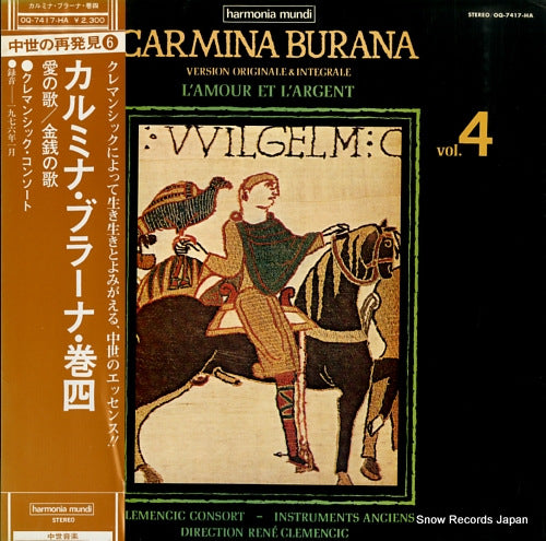 CLEMENCIC, RENE carmina burana vol.4 OQ-7417-HA