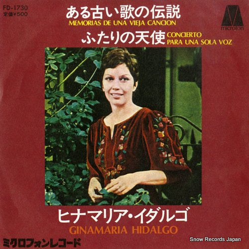 HIDALGO, GINAMARIA memorias de una vieja cancion FD-1730