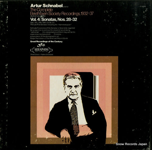 SCHNABEL, ARTUR the complete beethoven society recordings, 1932-37 vol.4: sonatas nos.28-32 IC-6066