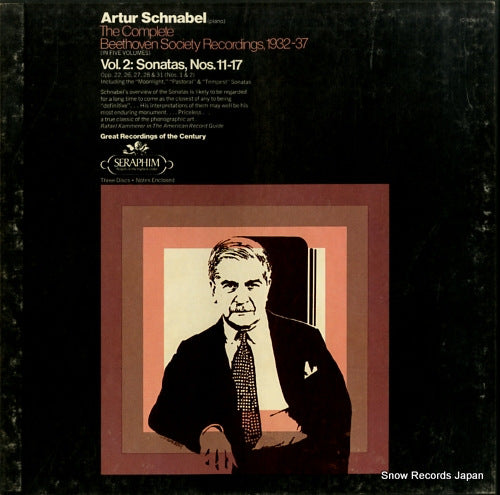 SCHNABEL, ARTUR the complete beethoven society recordings, 1932-37 vol.2: sonatas, nos.11-17 IC-6064