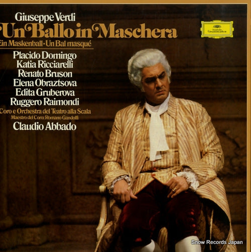 ABBADO, CLAUDIO verdi; un ballo in maschera 2740251 / 2562298-300