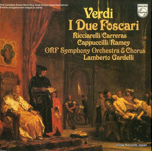 GARDELLI, LAMBERTO verdi; i due foscari 6700105 / 9500339-40