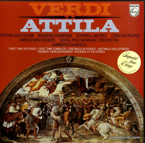 GARDELLI, LAMBERTO verdi; attila 6700056 / 6500390-1