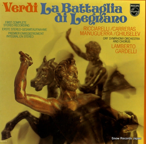 GARDELLI, LAMBERTO verdi; la battaglia di legnano 6700120 / 9500435-6