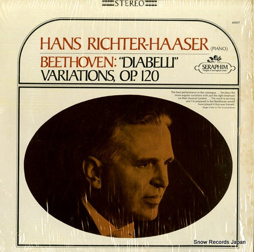 RICHTER-HAASER, HANS beethoven; "diabelli" variations, op.120 S-60027