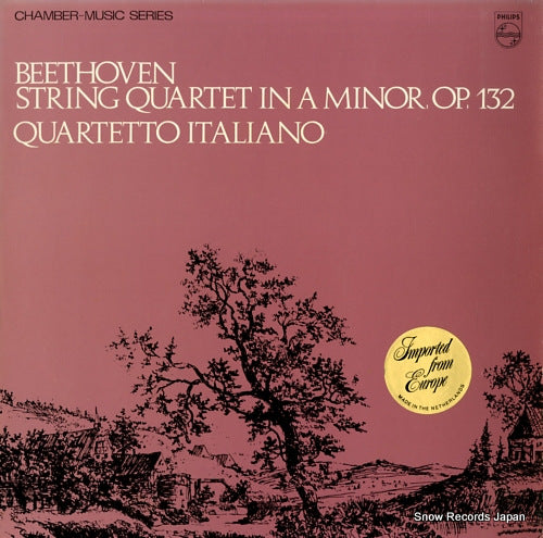 QUARTETTO ITALIANO beethoven; string quartet in a minor, op.132 802806LY