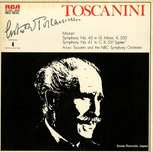 TOSCANINI, ARTURO mozart; symphony no.40 in g minor, k.550 AT-1004