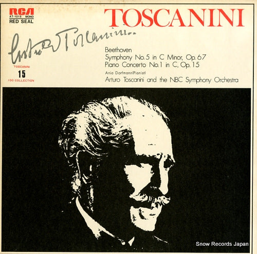 TOSCANINI, ARTURO beethoven; symphony no.5 in c minor, op.67 AT-1015