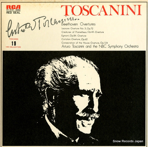 TOSCANINI, ARTURO beethoven; overtures AT-1019