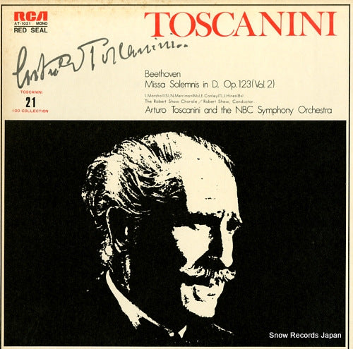 TOSCANINI, ARTURO beethoven; missa solemnis in d, op.123 (vol.2) AT-1021
