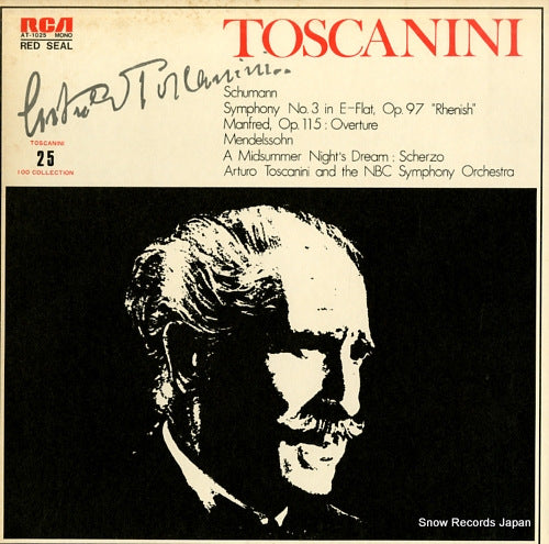 TOSCANINI, ARTURO schumann; symphony no.3 in e-flat, op.97 "rhenish" AT-1025
