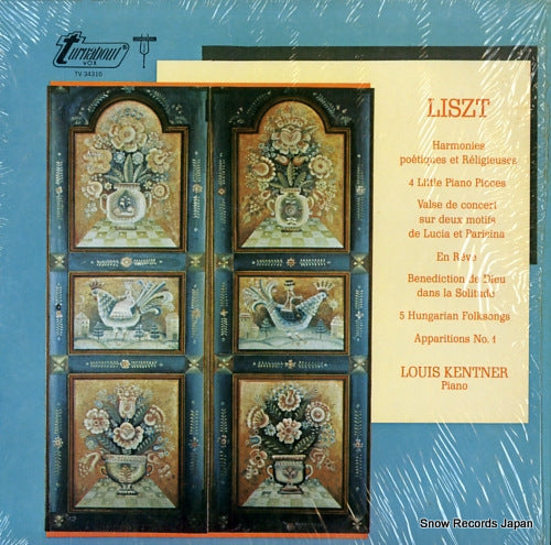 KENTNER, LOUIS liszt; piano music TV34310