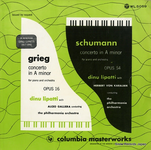 LIPATTI, DINU grieg & schumann; concerto in a minor WL5069