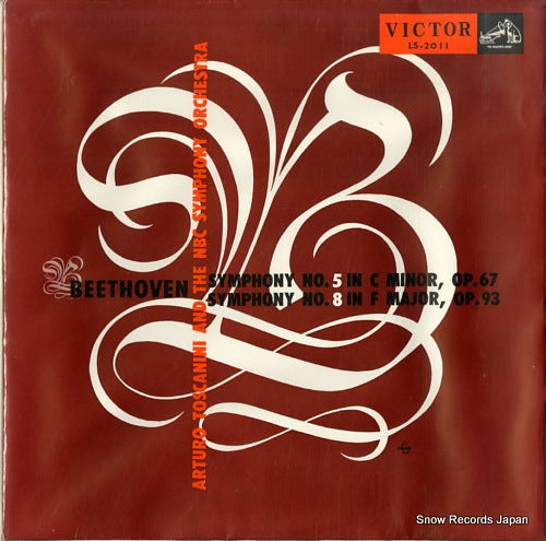 TOSCANINI, ARTURO beethoven; symphony no.5 & 8 LS-2011