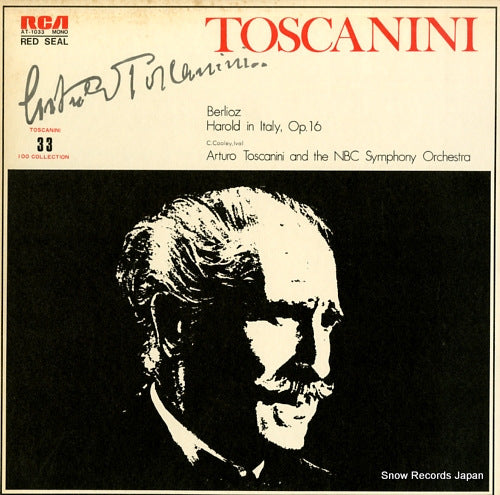 TOSCANINI, ARTURO berlioz; harold in italy, op.16 AT-1033