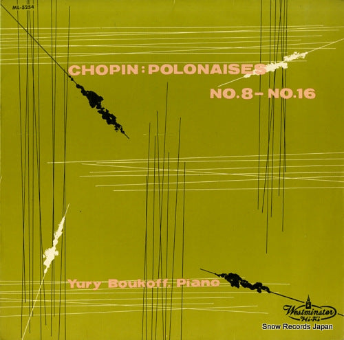 BOUKOFF, YURY chopin; polonaises no.8-no.16 ML-5254