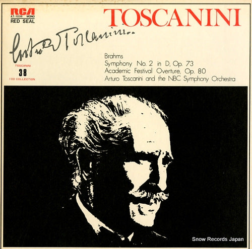 TOSCANINI, ARTURO brahms; symphony no.2 in d, op.73 AT-1038