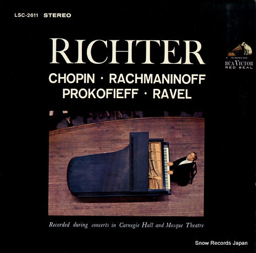 RICHTER, SVIATOSLAV chopin rachmaninoff prokofieff ravel LSC-2611