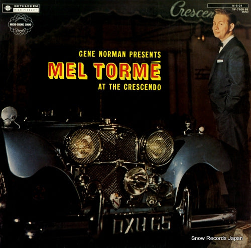 TORME, MEL mel torme at the crescendo YP-7108-BE