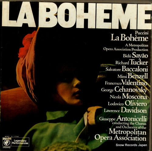 METROPOLITAN OPERA ASSOCIATION puccini; la boheme Y232364