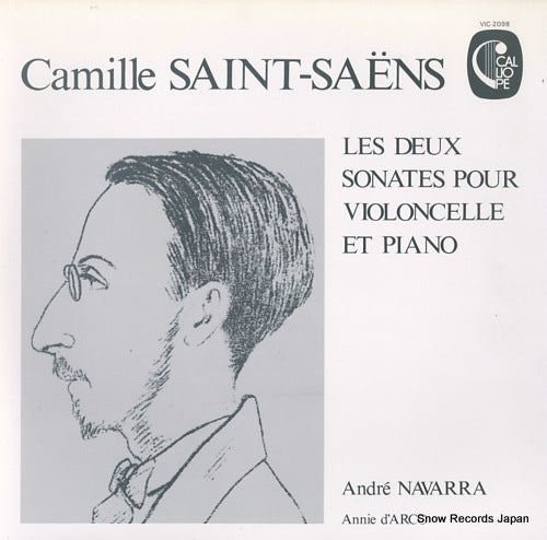 NAVARRA, ANDRE saint-saens; les deux sonates pour violoncelle et piano VIC-2098