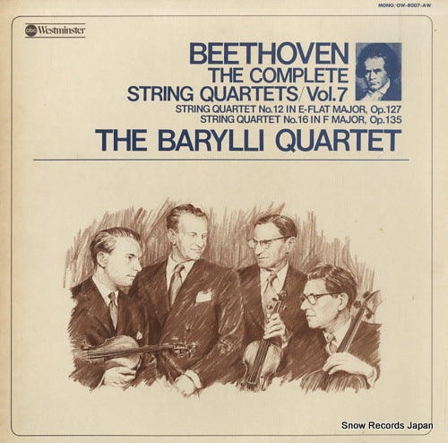 BARYLLI QUARTET, THE beethoven; the complete string quartets/vol.7 OW-8007-AW