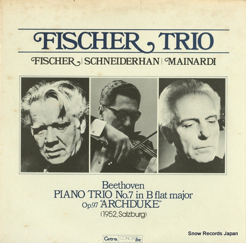 FISCHER TRIO beethoven; piano trio no.7 in b flat major op.97 "archduke" SLF5016