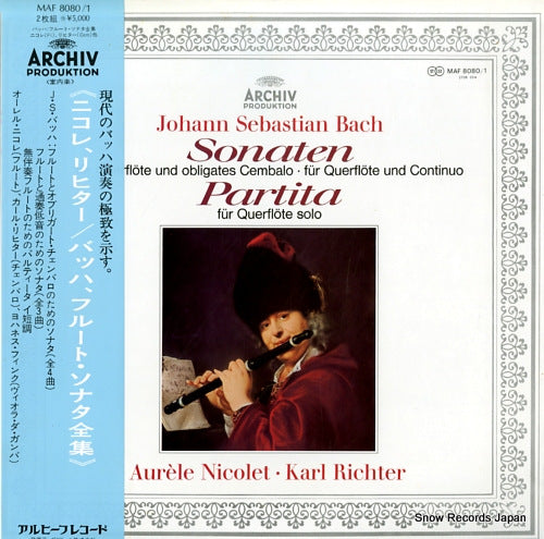 NICLET, AURELE / KARL RICHTER bach; sonaten fur queflote und obligates cembalo MAF8080/1