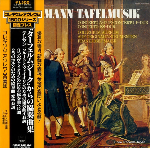 COLLEGIUM AUREUM telemann; tafelmusik ULS-3230-H