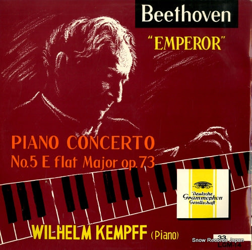 KEMPFF, WILHELM beethoven; piano concerto no.5 e flat major op.73 "emperor" LGM-14
