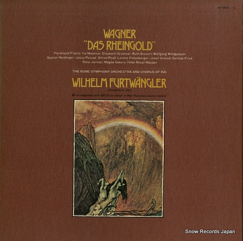 FURTWANGLER, WILHELM wagner; "das rheingold" AB-9601-3