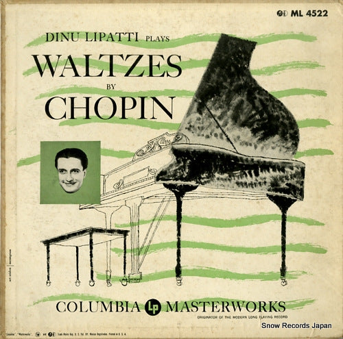LIPATTI, DINU dinu lipatti plays waltzes by chopin ML4522