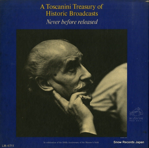 TOSCANINI, ARTURO a toscanini treasury of historic broadcasts LM-6711