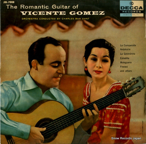 GOMEZ, VICENTE the romantic guitar of vincent gomez JDL-7008