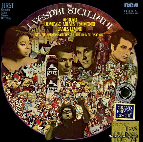 LEVINE, JAMES verdi; i vespri siciliani SKB-R25120/1-4