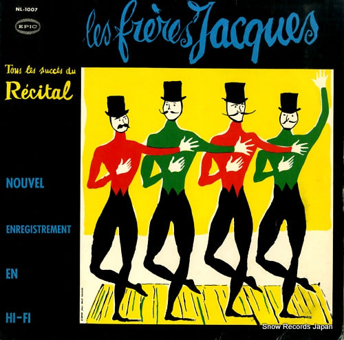 JACQUES, FRERES les freres jacques recital NL-1007