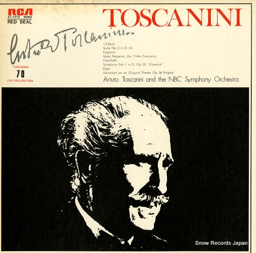 TOSCANINI, ARTURO bach; suite no.3 in d: air, +more AT-1070