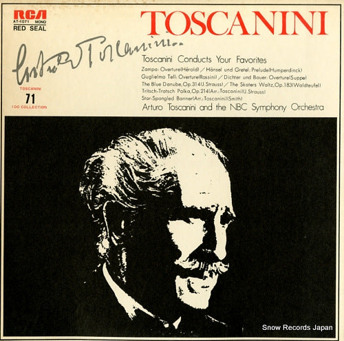 TOSCANINI, ARTURO toscanini conducts your favorites AT-1071