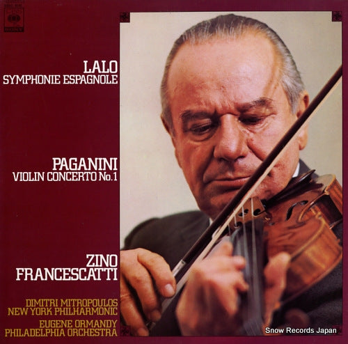 FRANCESCATTI, ZINO lalo; symphonie espagnole 20AC1518